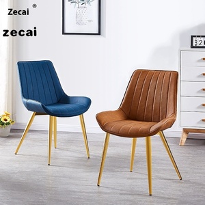 <span class=keywords><strong>Chaise</strong></span> <span class=keywords><strong>de</strong></span> loisirs moderne <span class=keywords><strong>de</strong></span> luxe pour hôtel salle à manger marron <span class=keywords><strong>gris</strong></span> tissu <span class=keywords><strong>de</strong></span> velours <span class=keywords><strong>scandinave</strong></span> avec pieds en métal pour salon - Product Image 3