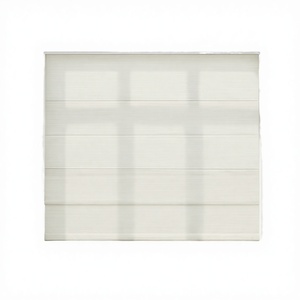 Meilleures ventes : Stores romains à système de levage à ressort, en tissu 100 % polyester ignifuge, à réduction de bruit verticale, pour porte coulissante en verre - Product Image 2