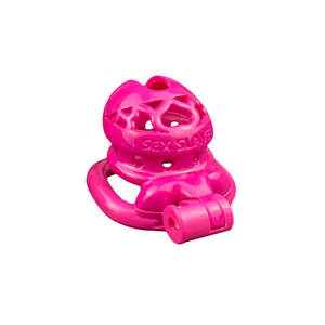 FRRK yeni tasarım 43mm Penis kilit kafes erkek iffet kafes Cock Cage 4 yüzükler iffet cihazı - Product Image 6