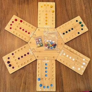 Planche <span class=keywords><strong>de</strong></span> <span class=keywords><strong>jeu</strong></span> en bois massif Offre Spéciale Pièces d'épissage portables Jouet <span class=keywords><strong>de</strong></span> <span class=keywords><strong>piste</strong></span> en marbre - Product Image 4