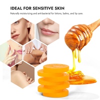 Bougie circulaire jaune en cire d'abeille biologique parfumée, écologique, de qualité cosmétique pure, pour la fabrication de bougies de Noël et de fêtes, vente en gros 2025