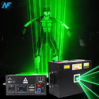 10W Green Laser Man Show Skeleton Dance Crew Performance avec lumières de projection pour DJ Party Stage India Dance Performance