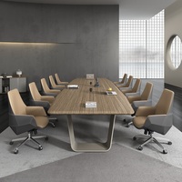 Tables de conférence en bois de luxe modernes, mobilier de bureau, bureaux