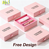 Boîtes d'expédition de vêtements en carton ondulé avec impression de logo de marque personnalisée boîte postale d'emballage d'enveloppe de couleur rose pour parfum soins de la peau
