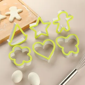Cortador de galletas de plástico Juego de cortadores de galletas 3D personalizados Moldes para galletas