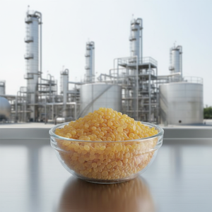 เรซินปิโตรเลียม C9 (เรซินไฮโดรคาร์บอน) ความบริสุทธิ์ 99.9% เม็ดสีเหลือง เกรดอุตสาหกรรม สำหรับกาว สี และยาง - Product Image 1