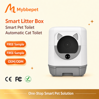Hippo Smart Cat Litter Box MAX CH-ICB019max01, litière automatique autonettoyante pour chat, contrôle par application, réservoir de 9L, espace de 80L