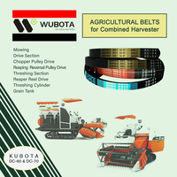 Roue agricole DC 70 pour Kubota Harvester Bando Sc-52 Courroie d'entraînement Hpx V-Belt Raw Edge Jante Caoutchouc V-Belt Bando Hpx Sc 52 Roue