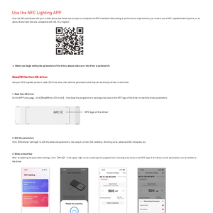 Bán buôn chất lượng tốt nhất DC để DC dòng không đổi 100-500ma <span class=keywords><strong>12W</strong></span> Dali-2 DT6 mờ giao diện NFC App thông minh dẫn lái xe - Product Image 6