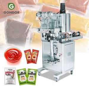 Packaging Packing Machine Oil and Bag Ketchup Sides 3 Filling Paste Dipping or Wet Tamarind for Peanut Butter - Product Image 1