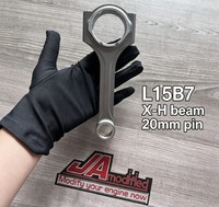 Bielle de connexion X-H L15B7 en acier forgé 4340, axe de 20 mm, boulon 3/8, entre centres de 140,8 mm pour mise à niveau moteur