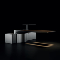 Bureau de direction électrique à hauteur réglable KMJ, mobilier de bureau moderne de luxe, bureau debout Maglev