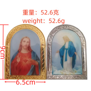 Giveluck biểu tượng chính thống Jesus và Virgin Maria bán buôn Quà Tặng nhà thờ và trang trí nội thất Christian kim loại articulos religiosos - Product Image 3