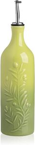 Juego de vinagreras de botellas de cerámica al por mayor para condimentos dispensador de aceite de cocina y vinagre botella de condimentos de aceite de <span class=keywords><strong>oliva</strong></span> hecha a mano con corcho - Product Image 4