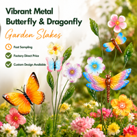Vente en gros usine MIAO – Inserts métalliques artisanaux personnalisables avec finition thermolaquée pour la décoration de jardins