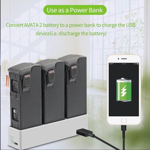 Hub de charge bidirectionnel <span class=keywords><strong>Avata</strong></span> 2, chargeur de <span class=keywords><strong>batterie</strong></span> 3 ports pour <span class=keywords><strong>batterie</strong></span> de vol intelligente de drone <span class=keywords><strong>DJI</strong></span> <span class=keywords><strong>Avata</strong></span> 2 - Product Image 5