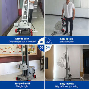 Máquina de Impressão de Alta Qualidade TH-GP200X 2 em 1 para Paredes e Pisos Impressora de Jato de Tinta 3D para Murais de Parede - Product Image 5