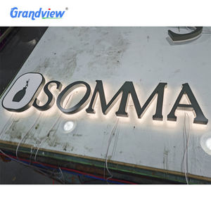 Programable personalizado Feliz cumpleaños logo Led Panel Sign Frame Marquee Message Board Sign Bottle Presenter con hora - Product Image 1