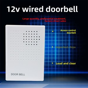 Sonnette filaire 12V pour contrôle d'accès <span class=keywords><strong>BO4</strong></span>, sonnerie électronique Ding Dong sans batterie, installation simple - Product Image 5