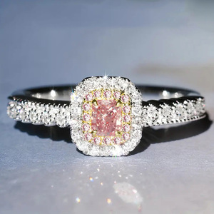 Esterlina + plata + piedra preciosa + apilamiento + anillos joyas de plata de ley 925 corazón anillo de circón plata esterlina anillos llamativos - Product Image 1