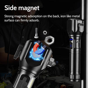 Новый стиль самообороны светодиодные фонари с предохранительным молотком 26650 стронглитовый фонарик - Product Image 3