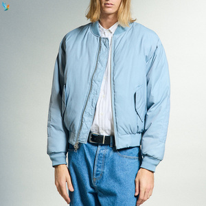 Giacca da volo Bomber Cargo con Logo personalizzato invernale spessa da uomo - Product Image 1