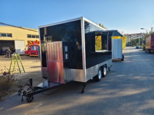 Remolque de Comida Multifuncional de Acero Inoxidable de 4 Metros Personalizado para Catering al Aire Libre, Cocina Móvil para Hot Dogs, Comida Rápida y Hamburguesas - Product Image 3