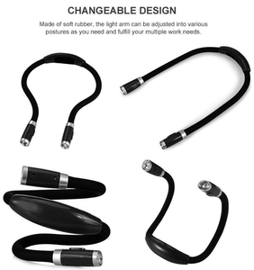 Lampe de lecture <span class=keywords><strong>flexible</strong></span> à LED pour le cou, mains libres, nouvelle génération, lampe de lecture <span class=keywords><strong>flexible</strong></span> à LED pour le cou, lampe de lecture <span class=keywords><strong>flexible</strong></span> à LED pour livre - Product Image 4