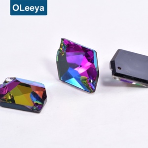 Piedras de Cristal Brillante K9 de la Mejor Calidad, 001VO Volcano Cosmic Glass, para Coser en Vestidos de Gimnasia - Product Image 6