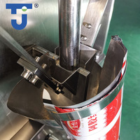 Machine d'emballage automatique multifonctionnelle à trois soudures latérales VFFS pour sachets en plastique et papier, pour le remplissage et la scellage de poudres granulaires