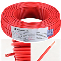 Fil de cuivre isolé en PVC à âme unique BV 1,5 mm² 450/750V 100m/rouleau pour câblage domestique – Vente directe usine