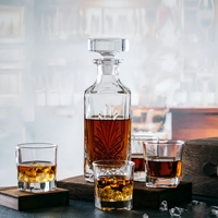 Botol Minuman Keras Premium Mewah Mini Kotak Vodka Extra Flint Vodka Whiskey Gin Rum dengan Cetak Sablon