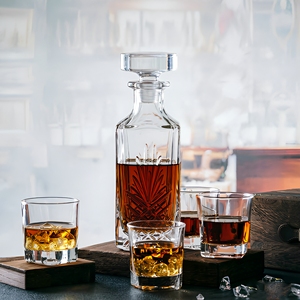 Botella de Licor Premium de Lujo, Mini Cuadrada, para Vodka Extra Flint, Whisky, Ginebra, <span class=keywords><strong>Ron</strong></span>, con Serigrafía - Product Image 2