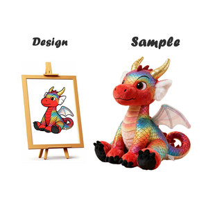 Produttore di fabbrica personalizzato nuovo Design Anime drago peluche PP cotone riempito Super morbido tessuto trapunta - Product Image 5