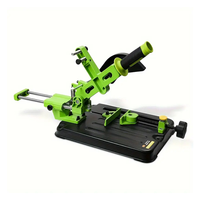 Meuleuse d'angle portative avec support universel fixe, machine à polir modifiée pour scie à table de découpe, multifonctionnelle de bureau