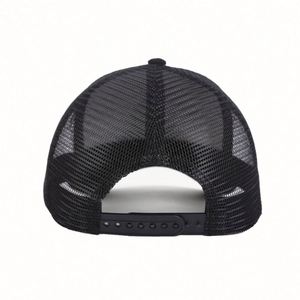 Casquettes de camionneur en suède à 5 panneaux vierges et unies, personnalisables par sublimation avec logo sur mesure, vente en gros - Product Image 4