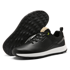 <span class=keywords><strong>Chaussures</strong></span> de <span class=keywords><strong>golf</strong></span> professionnelles respirantes en cuir pour hommes, avec semelle en caoutchouc et microfibre, modèle Booster - Product Image 6