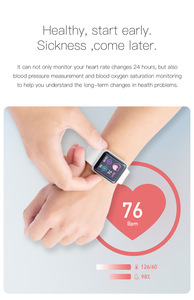 Macaron thể thao xem với vòng đeo tay thông minh chức năng <span class=keywords><strong>Heart</strong></span> Rate Sleep Tracker TFT hiển thị BT Pedometer Tương thích với Android - Product Image 3