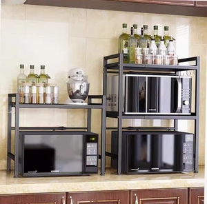 Support pour <span class=keywords><strong>micro</strong></span>-ondes bon marché d'usine OEM avec étagère de rangement pour four à <span class=keywords><strong>micro</strong></span>-ondes pour la cuisine - Product Image 4