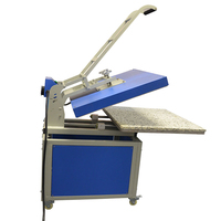 Mesin Press Panas Manual Format Besar 80 X 100 cm dengan Pembuka Otomatis untuk Sublimasi Kaos