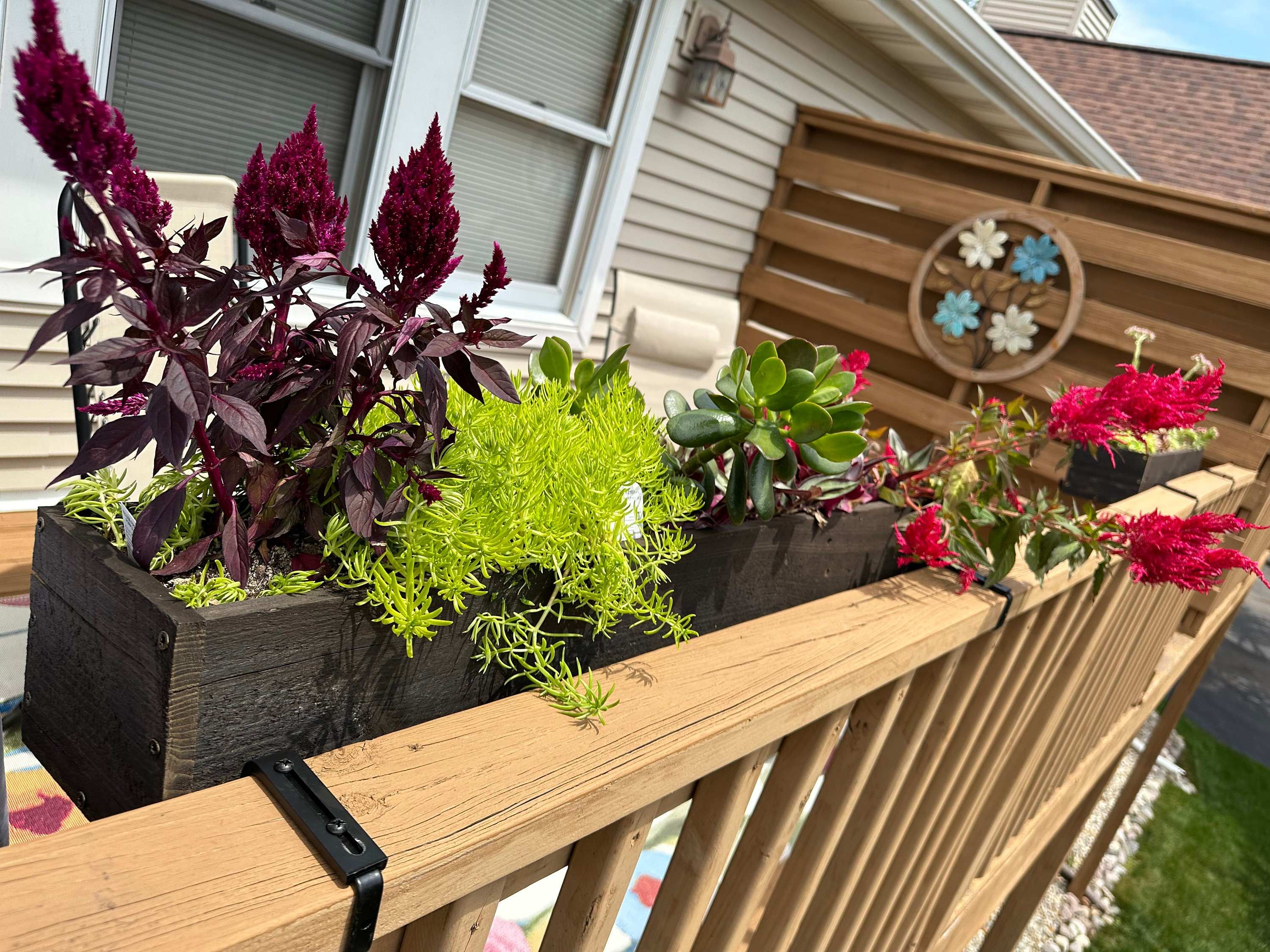 Rectangle Planter Box Handmade Wooden Rectangular Planter Decorative Rustic  Wood Planter Box, image size:3000x2250