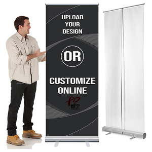 Hot bán 80x200 tiêu chuẩn có thể thu vào pop-up biểu ngữ đứng in kỹ thuật số quảng cáo hiển thị Hot <span class=keywords><strong>Roll</strong></span>-up pull-up biểu ngữ - Product Image 2