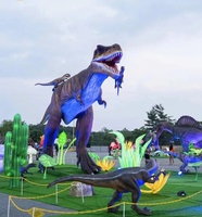 Attractions de simulation de dinosaures de haute qualité, dinosaures animatroniques pour parcs d'attractions intérieurs et extérieurs