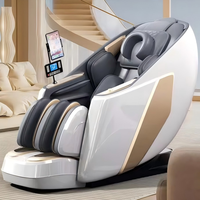 Silla de Masaje Corporal Completa YINGSONG C36, Totalmente Automática, Inteligente, Multifuncional, con Amasamiento, Gravedad Cero, Riel SL, Cápsula Espacial 4D