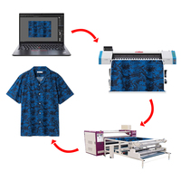 Plotter Sublimation auf Wäsche drucker Hologramm Plotter Textil imprima nte Drucker für Stoff a4 Größe dtg Sublimation drucker