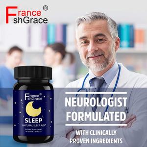Cápsulas Naturales Premium para Dormir Profundamente para Adultos, Relajación Profunda, Melatonina, 5HTP, L-Teanina, Suplemento de Magnesio - Product Image 3