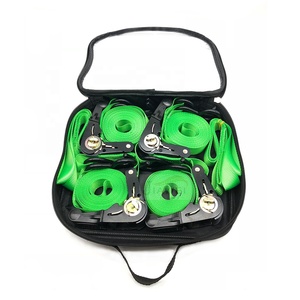 1 "680kg/800kg 5m Mini Ratchet dây đeo Tie xuống xe máy Dây đeo lashing thắt lưng 4PC Carry bag Kit - Product Image 1