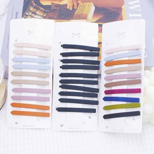 Großhandel einfache Stahl Pony Clip Metall Word Clip Haarnadel für Frauen Box Zubehör - Product Image 3