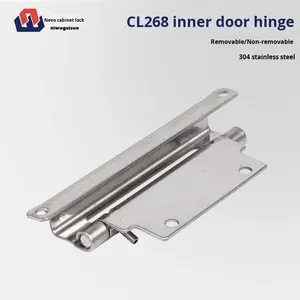 NIWO замок для шкафа CL268-2 нержавеющей стали съемный промышленный дверной шкаф шарнир съемный гибкий скрытый 35 мм - Product Image 5