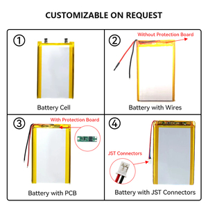 Wholesale OEM 3.7v <strong>5000mAh</strong>/3000mah Rechargeable LI-ion 19.25wh Lithium Polymer 3.7v <strong>Lipo</strong> <strong>Battery</strong> Pack Pouch LI-ion <strong>Batteries</strong> - Product Image 4